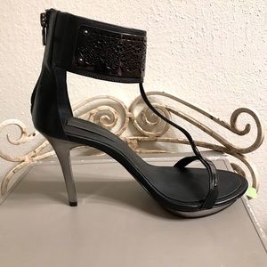 Ladies Black Laser heels